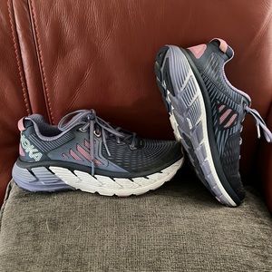 Gently used HOKA ONE ONE Women's Gaviota Running shoe.  Size 8